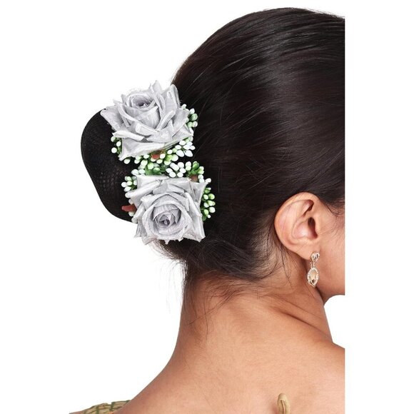 Rose Flower Hair Accessory Floral Headpiece for Weddings Bridesmaids main image 6
